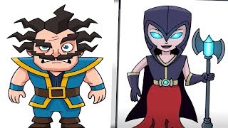 HARİKA CLASH ROYALE ÇİZİMLERİ [upl. by Shanda]