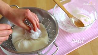 Yoghurt cheese  Homemade cheese recipe  Allrecipescouk [upl. by Tannen]