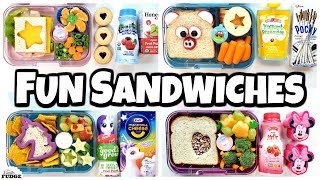 FUN and EASY SANDWICHES School LUNCH IDEAS 🍎 Bunches of Lunches [upl. by Eniawed]