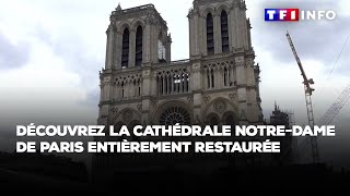 Découvrez la cathédrale NotreDame de Paris entièrement restaurée [upl. by Airehs]