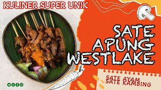 JAJAN SATE APUNG CUKUP DARI BALKON  KULINER KHAS DI ATAS PERAHU WESTLAKE RESORT YOGYAKARTA [upl. by Essyla]