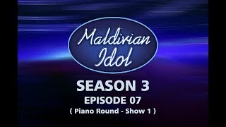 Maldivian Idol S3E07  Full Episode [upl. by Anirec228]