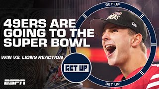 Lions vs 49ers FULL REACTION with Rex Ryan Dan Orlovsky amp Ryan Clark 🍿  Get Up [upl. by Atilrahc]