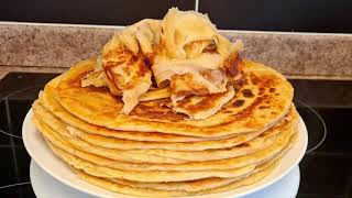 Jinsi ya kupika chapati laini sana tamu na mchambuko  how to make soft layered chapatiparatha [upl. by Anyahs]