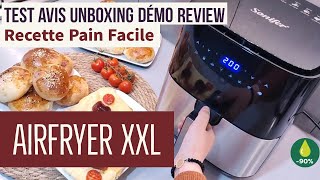 Airfryer XXL Sonifer  AirFryer Recette Air Fryer  Démonstration Unboxing Test Avis [upl. by Hecklau]