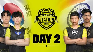 HINDI BGMI INDIA  KOREA INVITATIONAL  DAY 2 [upl. by Ennayr105]