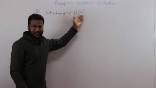 Asymptotic Notations  Examples [upl. by Laeahcim]