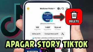 Como Apagar Story do TikTok [upl. by Hahsi569]