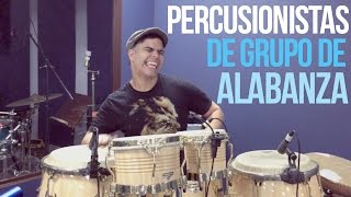 Percusionistas de Grupo de Alabanza [upl. by Aiouqahs]