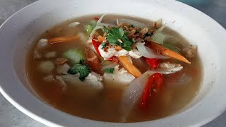 Resepi sup ala Thai  Rizal tomyam [upl. by Ecraep12]