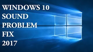 Windows 10 sound problems fix [upl. by Eilra]