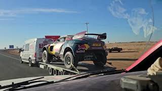 Dakar 2024 Toyota Gazoo Racing Czech heading to bivouac after Stage 9 [upl. by Engedus]