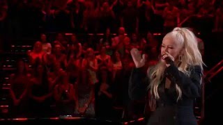 Christina Aguilera  I Put A Spell On You Live on The Voice 2016 ft Joe Maye [upl. by Liarret118]