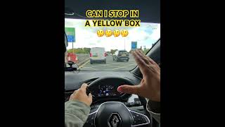 Can I stop in a yellow box learntodrive drivinglesson [upl. by Tran42]