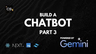 Build a Chatbot with Nextjs React TypeScript and Gemini AI 2024  Part 3 [upl. by Anyel433]