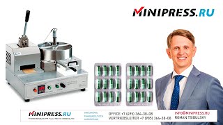 Halbautomatische Blisterverpackungsmaschine ITA011 Minipressru [upl. by Nyrret]