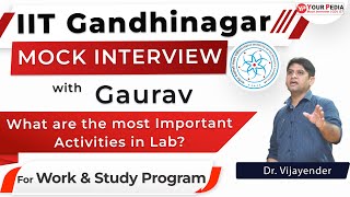 IIT Gandhinagar HR Mock Interview for M Tech ME HR Interview Preparation  Prepare with YourPedia [upl. by Belicia90]