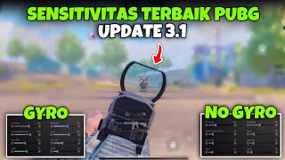 Sensitivitas Pubg Mobile Terbaik Gyro amp No Gyro Cara Aim Lurus Pubg Mobile  PUBG MOBILE 31 [upl. by Artemahs]