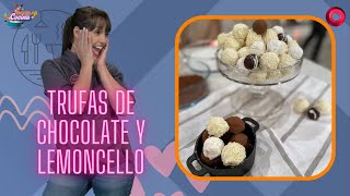 Trufas de chocolate y lemoncello  EscuelaDeCocina [upl. by Aiello64]