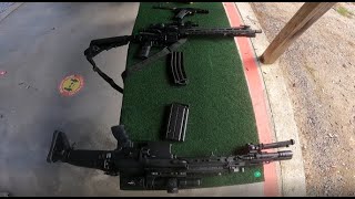 Scar 17 308 vs Ar15 556 Recoil Comparison [upl. by Ylirama]