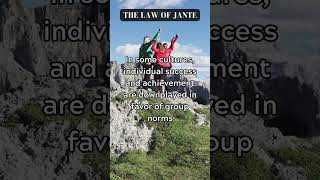 Collective Over Individual The Law of Jante Explained jante psychology [upl. by Stulin]