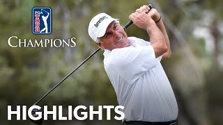 Fred Couples cards 9under 63  Round 1  Chubb Classic [upl. by Araes]