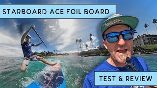 Test and Review Starboard ACE Downwind Foil Board [upl. by Pubilis546]