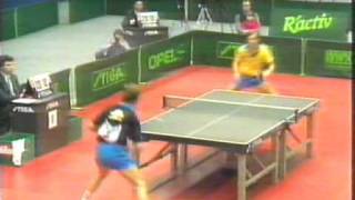 jan ove waldner vs mikael appelgren europe top 12 table tennis 1990 [upl. by Ogren]