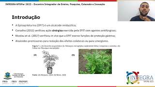 Avaliação dos efeitos sinérgicos do alcaloide Epiisopiloturina  5FU frente a células de câncer [upl. by Colette376]