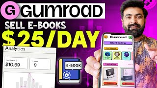 Gumroad Tutorial To Make Money In Pakistan By selling books Online With Earning Proof [upl. by Noxid442]