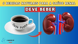 TOP 6 MELHORES bebidas naturais para a saúde renal [upl. by Bodnar]