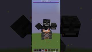 How to summon Wither Storm minecraft😱 no mods shorts [upl. by Nylidam]