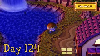 365 Days in Animal Crossing  Day 124  Waterfall Fishing [upl. by Naillij]