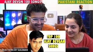 Pakistani Couple Reacts To Ajay Devgan Top 100 Songs [upl. by Tarrah]