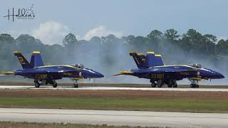 US Navy Blue Angels  2024 Vero Beach Air Show [upl. by Imuyam11]