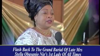 STELLA OBASANJOS GRAND BURIAL REVISITED [upl. by Anerec]