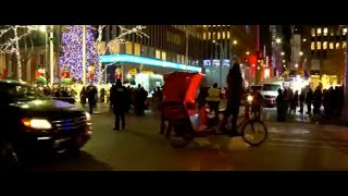 ProPalestinian protesters demonstrate near Rockefeller Center and the Christmas tree lighting [upl. by Nosremaj]