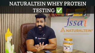 ➡️Naturaltein whey protein testingManufacturing unit audit by FSSAI ✅ [upl. by Graehme]