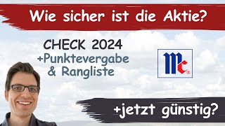 McCormick Aktienanalyse 2024 Wie sicher ist die Aktie günstig bewertet [upl. by Karita]