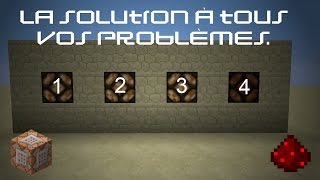 Comment créer un compteur dans minecraft   Redstone vs Commands Blocks [upl. by Hannahs]