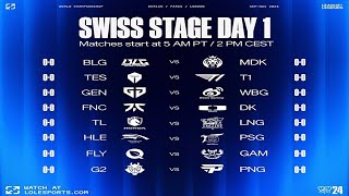 Worlds 2024 Highlights ALL GAMES Day 1 Swiss Stage  LoL World Championship 2024 Day 1 [upl. by Bryana]