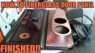 HOW TO FIBERGLASS DOOR PANELS  1ST GEN DODGE RAM FINISHED [upl. by Arenat940]