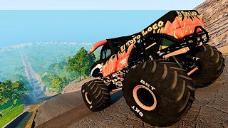 🔥 EL TORO LOCO Monster Truck Speed Downhill Adventure [upl. by Beedon665]