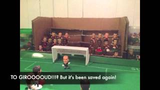 SoccerStarz Arsenal vs Aston Villa PL week 1 [upl. by Kemme]