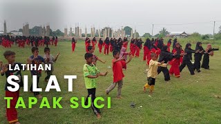 Latihan pencak silat tapak suci AlAqsho Tahfidzul Quran [upl. by Theresina60]