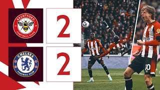 WISSA scores WONDERGOAL in derby day draw 🇨🇩🤯  Brentford 22 Chelsea  Premier League Highlights [upl. by Asilrahc]