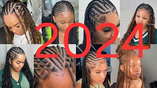 Fulani Braids Gorgeous Stunning Hairstyles 2024🔥😱🤩🔥 [upl. by Laureen]