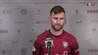 Arbroath 1  1 Dunfermline Athletic  Craig Slater Post Match Interview [upl. by Aiekan]