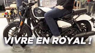 Royal Enfield au Salon de la moto de Lyon [upl. by Hasheem630]