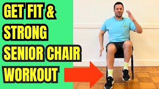 Senior Chair Workout Routine  15 minutes [upl. by Moreta]